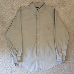 Vintage Chaps Easy Care Longsleeve Button-Up Shirt